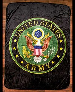 the lakeside collection 60×80 plush military throws-army
