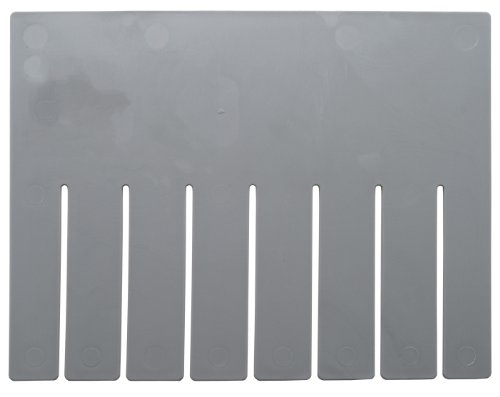 Quantum Storage Systems DL93120 Long Divider for Dividable Grid Container DG93120, Gray, 6-Pack