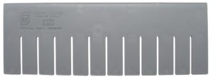 quantum storage systems dl92060 long divider for dividable grid container dg92060, gray, 6-pack