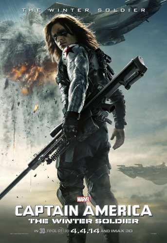 BUCKY- Captain America: The Winter Soldier (2014) : Movie Poster (Thick Poster) Original Size 16" x 24" Inches - Chris Evans, Frank Grillo, Sebastian Stan