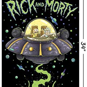 Trends International Rick And Morty - Ship Wall Poster, 22.375" x 34", Unframed Version