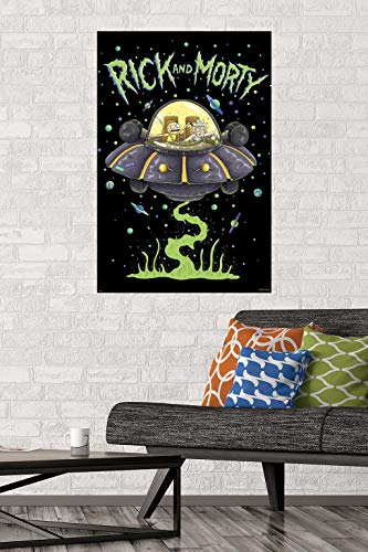 Trends International Rick And Morty - Ship Wall Poster, 22.375" x 34", Unframed Version