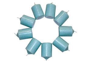 enlightened ambience blue water scented blue votive candles 10 pack