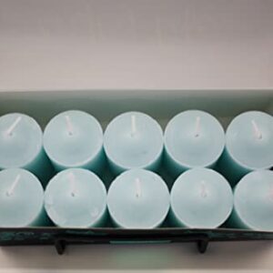 Enlightened Ambience Blue Water Scented Blue Votive Candles 10 Pack