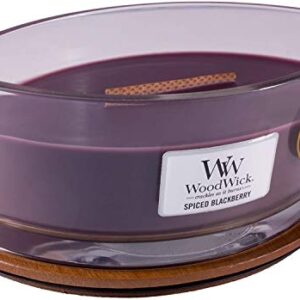 WoodWick Spiced Blackberry Hearthwick Ellipse Candle, 16 Ounce