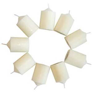 Enlightened Ambience Patchouli Pine Scented Ivory Votive Candles 10 Pack