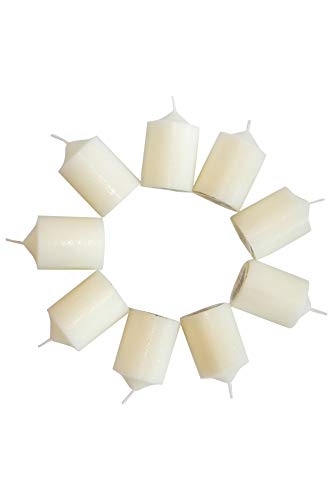 Enlightened Ambience Patchouli Pine Scented Ivory Votive Candles 10 Pack