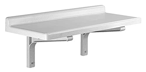 Cambro CSWS1436SK480 Camshelving Wall Shelf Kit 14X36S Speckled Gray 1 each