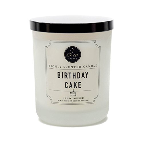 DW Home Decoware Richly Scented Candle Large Double wick 15oz --- Birthday Cake