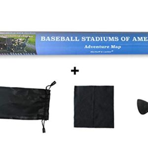 Baseball Stadiums of America Scratch Off Map | Lists National & Major League Teams | MLB Ballpark Wall Poster, Bucket List, & Tracker of Visited Parks | Gift for Baseball Enthusiasts & Sport Fans