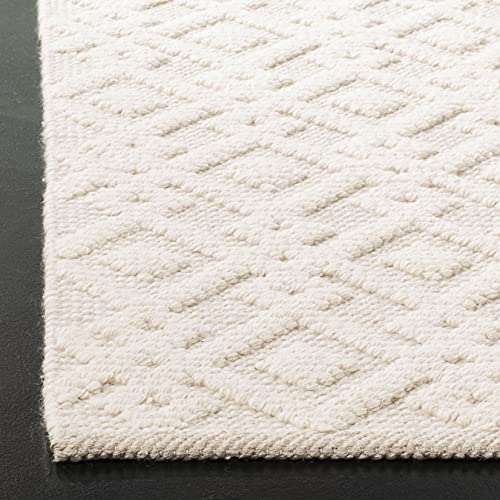 SAFAVIEH Vermont Collection 8' x 10' Ivory VRM102A Handmade Premium Wool & Cotton Area Rug