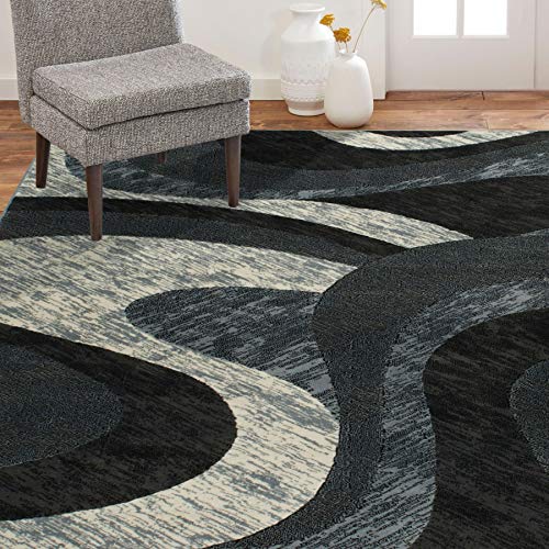 Home Dynamix Catalina Huron Area Rug 5'3"x7'2", Contemporary Gray