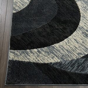 Home Dynamix Catalina Huron Area Rug 5'3"x7'2", Contemporary Gray