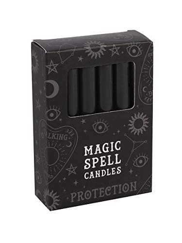 Miss Pretty London Magic Spell Candle Black Protection - Pack of 12