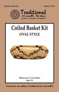 coiled basket kit – oval shape