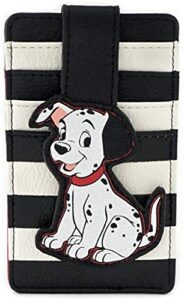 loungefly disney 101 dalmatians faux leather card holder wallet