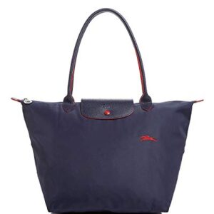 Longchamp Le Pliage Club Large Shoulder Tote (Navy)