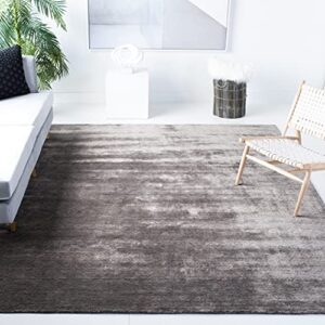 safavieh mirage collection 8′ x 10′ brown / charcoal mir801b handmade modern viscose area rug