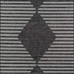 Novogratz by Momeni Villa Cavallo Indoor Rug, 6'7" X 9'6", Charcoal