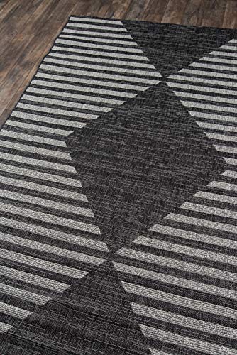 Novogratz by Momeni Villa Cavallo Indoor Rug, 6'7" X 9'6", Charcoal