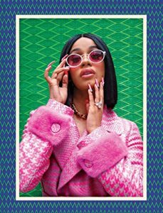 cardi b singer 12 x 18 inch multicolour rolled poster
