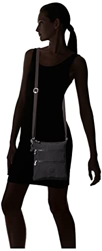 Kipling Keiko Mini Crossbody Bag, Black Noir, 8"L x 9"H x 1.25"D