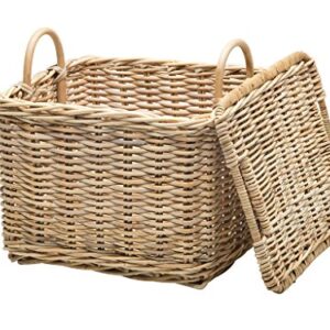 Kouboo 1060105 Rattan Core Rectangular Storage Basket