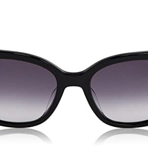 Kate Spade New York Women's Kiya Square Sunglasses, Black, 53 mm