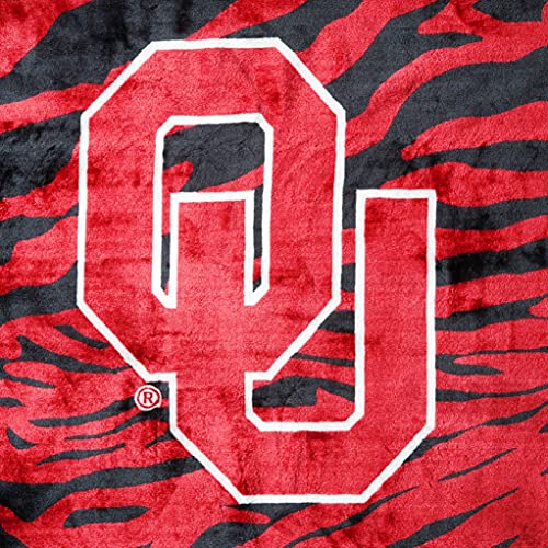 College Covers Oklahoma Sooners Raschel Throw Blanket, 60 in by 50 in