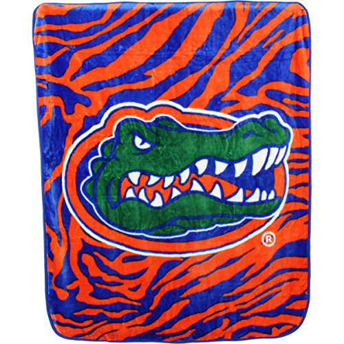 College Covers Florida Gators Raschel Throw Blanket, 60 in by 50 in