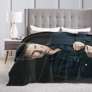 Blanket Tom Cruise Super Soft and Comfortable Flannel Throw Blankets Camping Blanket Beach Blankets for Decoration Bedroom Living Room Yoga …