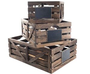 premium home wooden crates: home décor wood crates for display, wooden boxes for crafts, decorative wooden crate, wood box storage crate, wooden basket centerpieces for home, rustic bathroom décor