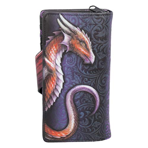 Nemesis Now Take Flight Embossed Purse 18.5cm, Purple, One Size