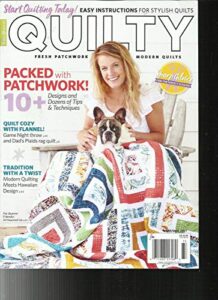 fons & porter, quilty magazine, fresh patch work + modern quilts sep/oct, 2017