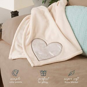 Pavilion Gift Company 19504 Comfort Blanket - Love You Sister Thick Warm 320 GSM Royal Plush Throw Blanket