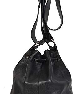 STS Ranchwear Cowhide Bucket Bag Cowhide/Black One Size