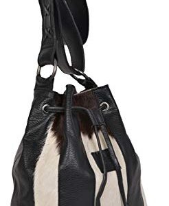 STS Ranchwear Cowhide Bucket Bag Cowhide/Black One Size