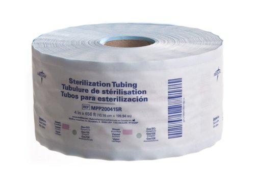 Medline Instrument Sterilization Tubing/Roll, 4" x 656'