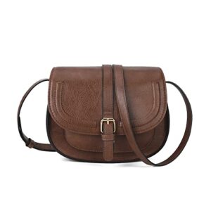 crossbody bags for women small over the shoulder saddle purses and boho cross body handbags,vegan leather