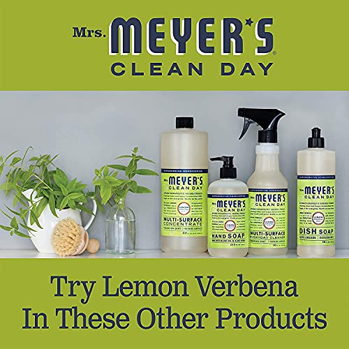 Mrs. Meyer's Clean Day Scented Soy Candle, Lemon Verbena Scent, 7.2 ounce candle (Pack of 2)