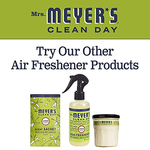 Mrs. Meyer's Clean Day Scented Soy Candle, Lemon Verbena Scent, 7.2 ounce candle (Pack of 2)