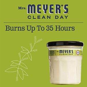 Mrs. Meyer's Clean Day Scented Soy Candle, Lemon Verbena Scent, 7.2 ounce candle (Pack of 2)