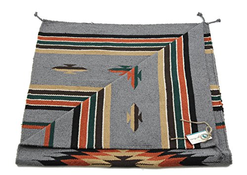 Onyx Arrow Southwest Area Rug, 32 x 64 Inches, Center Diamond, Gray/Black/Multi