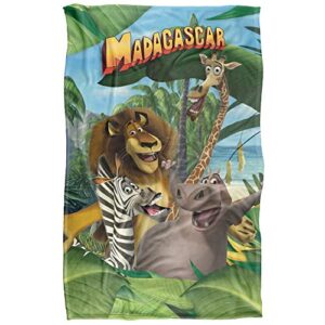 Madagascar Jungle Time Silky Touch Super Soft Throw Blanket 36" x 58"