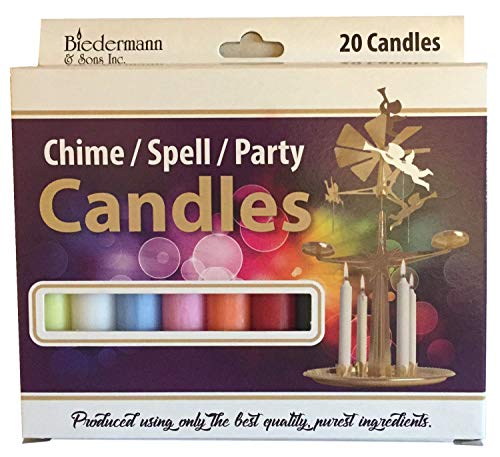 Set of 20 Assorted Colors Mini Ritual Chime/Altar/Spell Candles