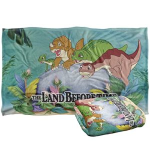 land before time littlefoot and friends officially licensed silky touch super soft throw blanket 36″ x 58″