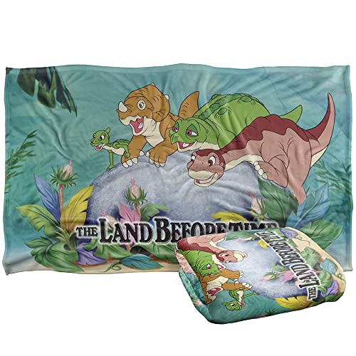 Land Before Time Littlefoot and Friends Officially Licensed Silky Touch Super Soft Throw Blanket 36" x 58"