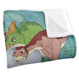 Land Before Time Littlefoot and Friends Officially Licensed Silky Touch Super Soft Throw Blanket 36" x 58"