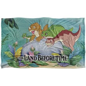 Land Before Time Littlefoot and Friends Officially Licensed Silky Touch Super Soft Throw Blanket 36" x 58"