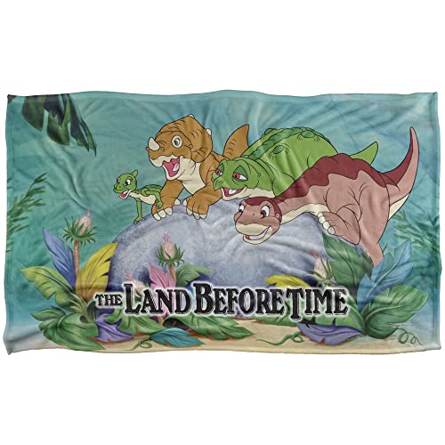 Land Before Time Littlefoot and Friends Officially Licensed Silky Touch Super Soft Throw Blanket 36" x 58"